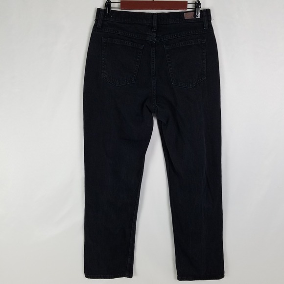 Riders by Lee Relaxed Fit Black Denim Jeans Womens Size 12 Straight Leg - Picture 2 of 10